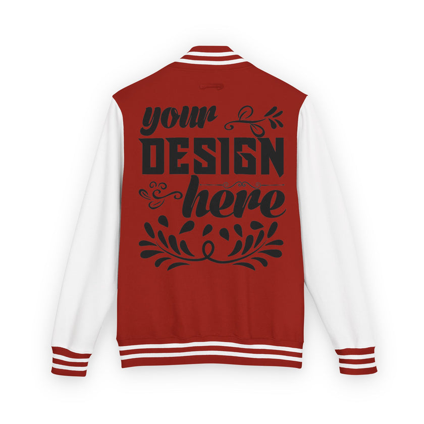 Customizable AWDis JH043 Unisex Heavyweight Letterman Jacket