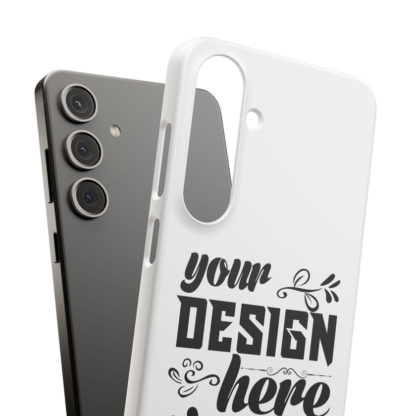 Customizable Snap Phone Case Slim Lightweight Polycarbonate Gloss Or Matte