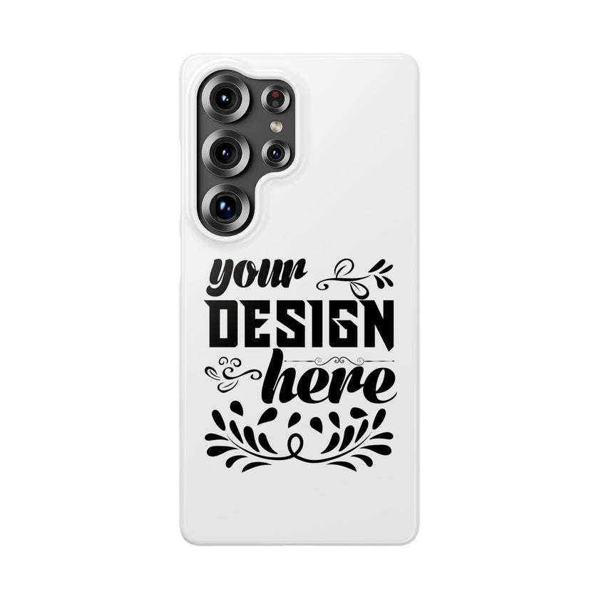 Customizable Snap Phone Case Slim Lightweight Polycarbonate Gloss Or Matte