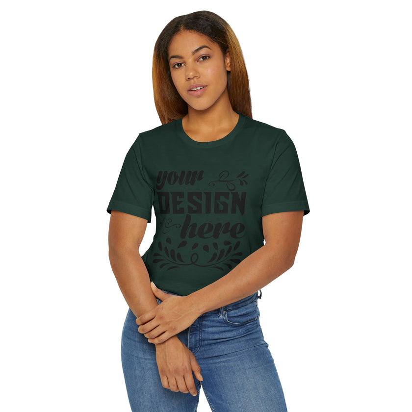 Customizable Prime Essentials Unisex Jersey T-Shirt Lightweight