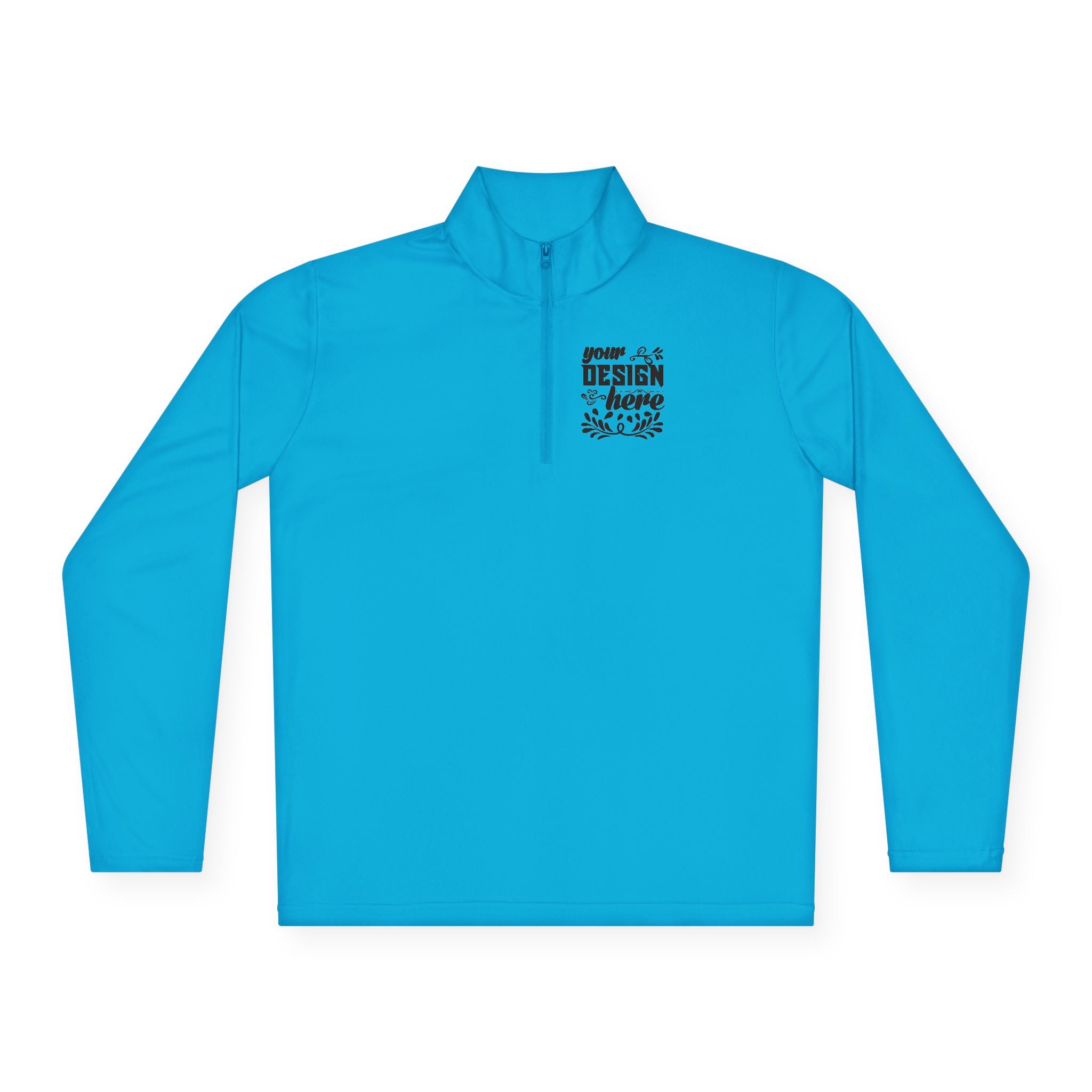 Customizable Sport Tek ST357 Unisex Lightweight Polyester Quarter Zip Pullover