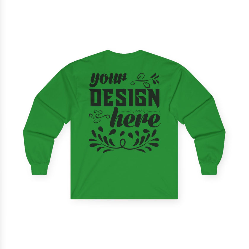 Customizable Gildan 2400 Unisex Ultra Cotton Long Sleeve Tee Classic Fit