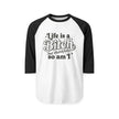 Tultex 245 Unisex 3 4 Sleeve Raglan Shirt Quote Graphic Print