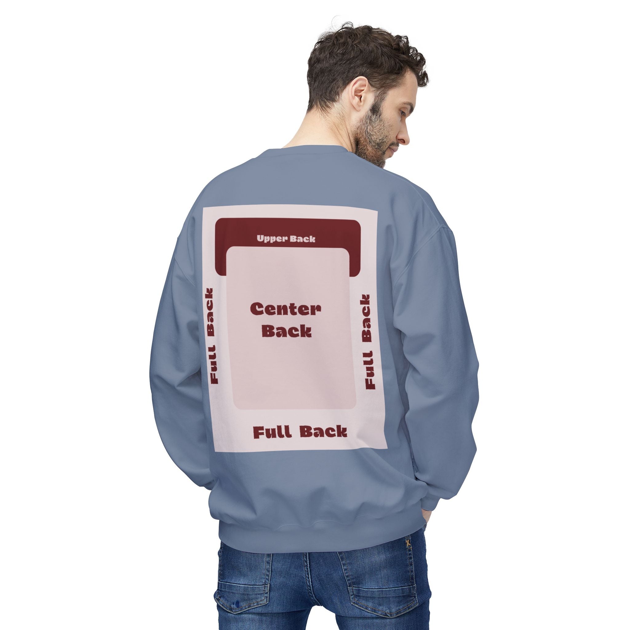 Customizable Gildan SF000 Unisex Midweight Crewneck Sweatshirt