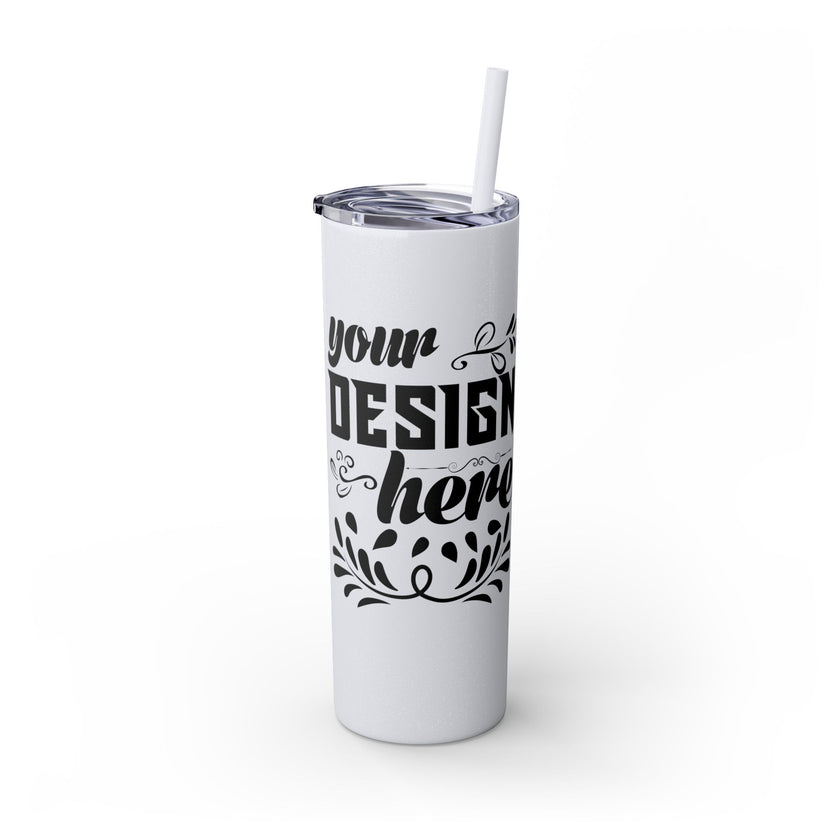 Customizable Maars 20oz Skinny Tumbler with Straw Stainless Steel