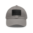 Customizable ValuCap VC300A Dad Hat with Faux Leather Patch Rectangle