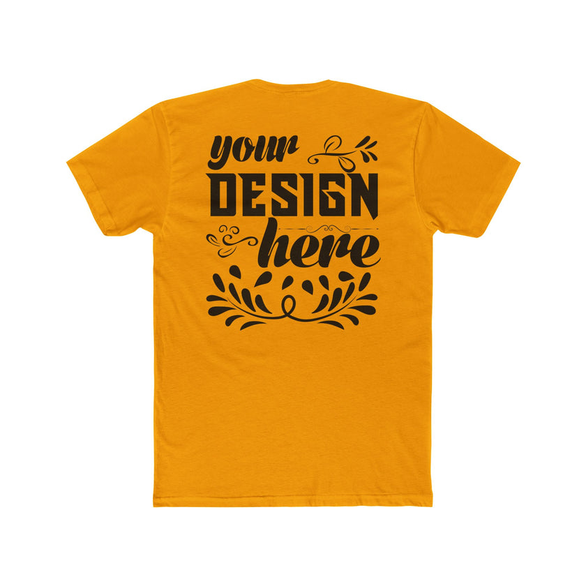 Customizable Next Level 3600 Unisex Cotton Crew Neck Short Sleeve Tee