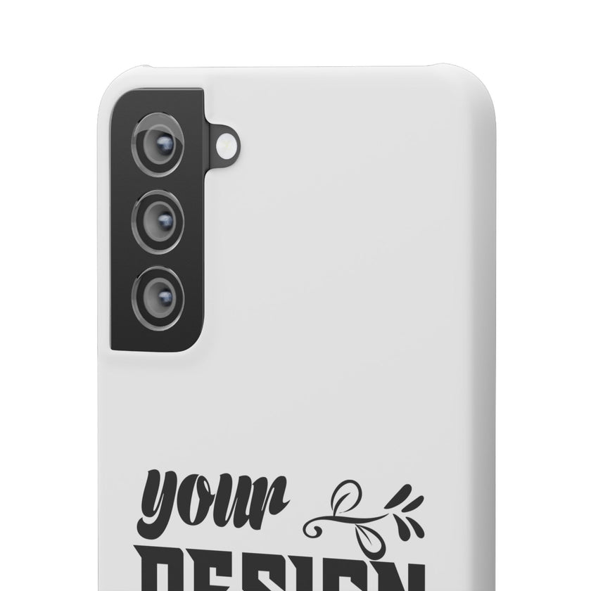 Customizable Snap Phone Case Slim Lightweight Polycarbonate Gloss Or Matte