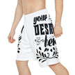 Customizable Mens Sports Shorts All Over Print Extra Light Polyester