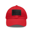 Customizable ValuCap VC300A Dad Hat with Faux Leather Patch Rectangle
