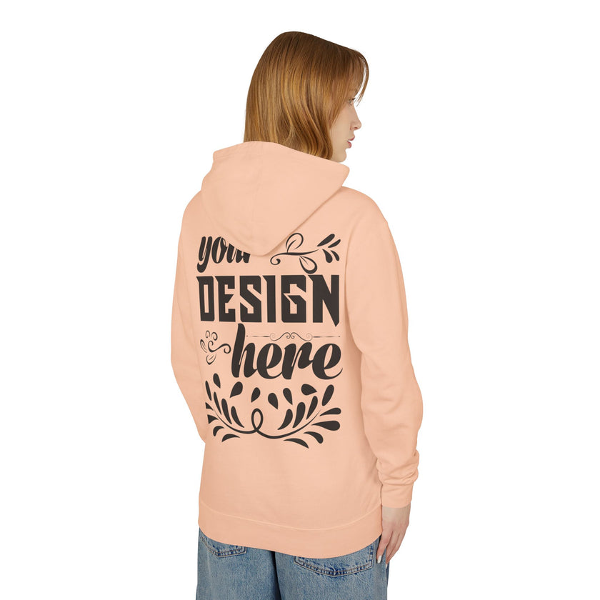 Customizable Comfort Colors 1467 Unisex Lightweight Hooded Sweatshirt