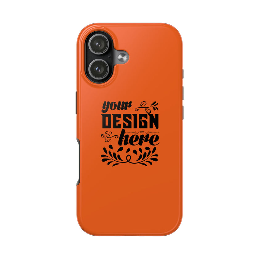 Customizable Tough Phone Case Glossy Dual Layer Wireless Charging