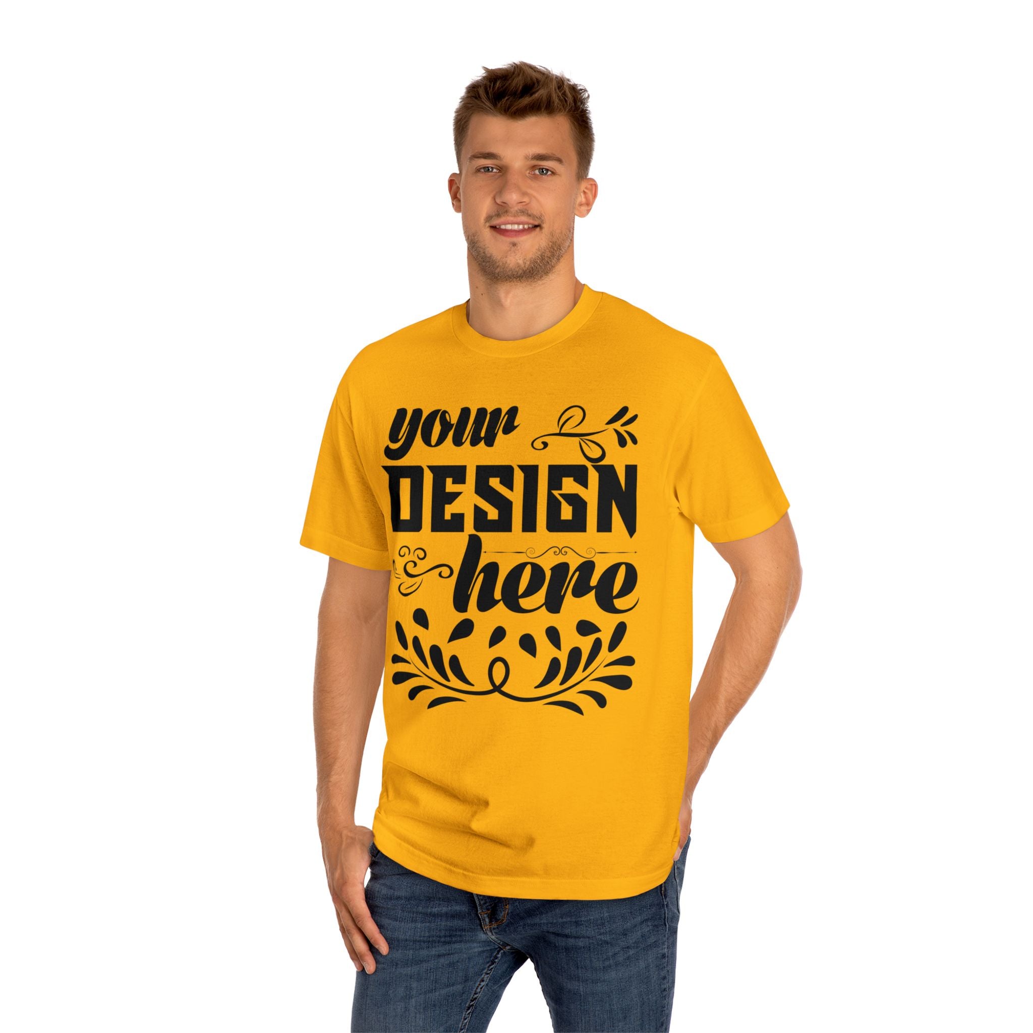 Customizable American Apparel 1301 Unisex Classic Cotton T-Shirt