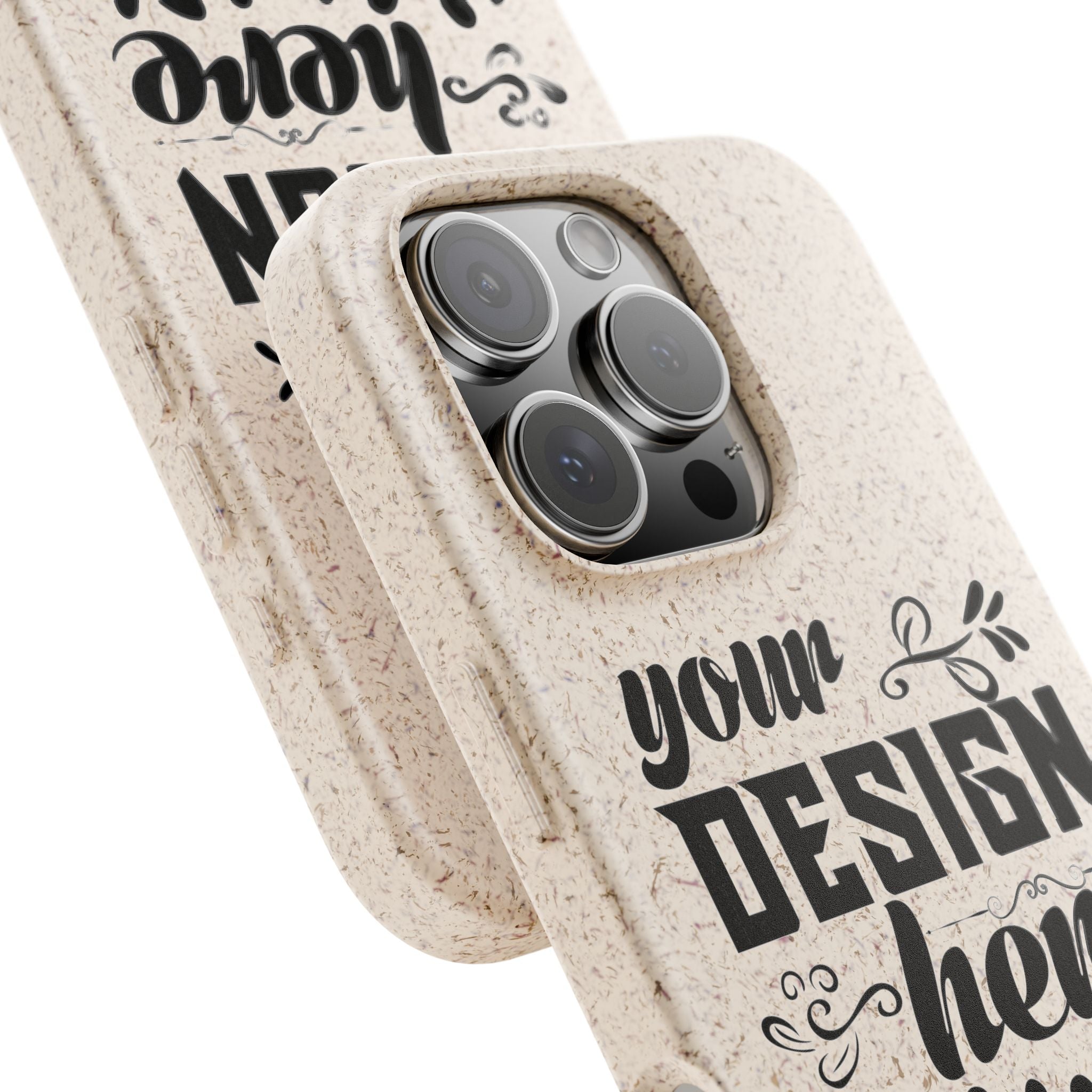 Customizable Biodegradable Phone Case Matte Finish Wireless Charging