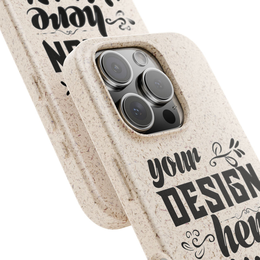 Customizable Biodegradable Phone Case Matte Finish Wireless Charging