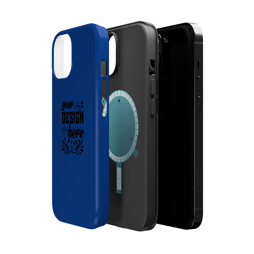 Customizable Magnetic Impact Resistant Phone Case Dual Layer Full Wrap