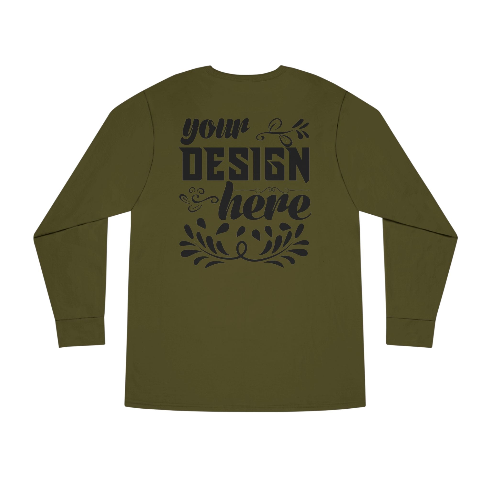 Customizable Lane Seven LS15009 Unisex Long Sleeve Crewneck Tee