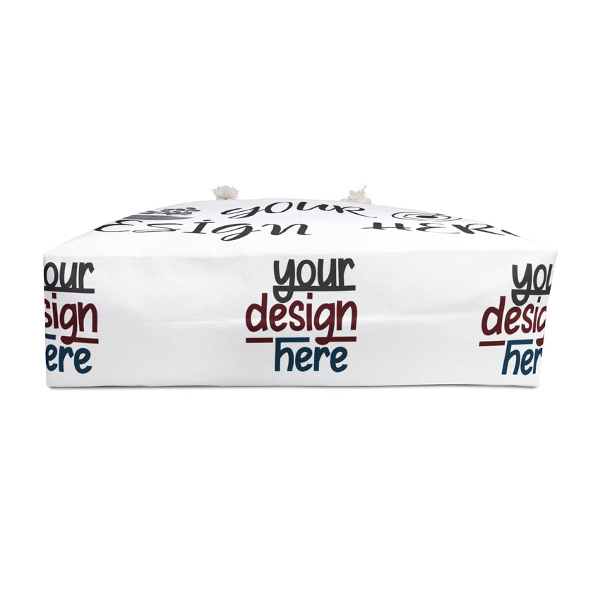 Customizable Weekender Bag Spun Polyester Tote Rope Handles 24x13