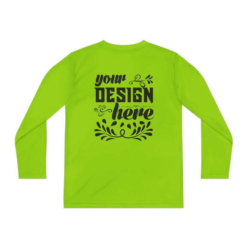 Customizable Sport Tek YST350LS Youth Long Sleeve Competitor Tee