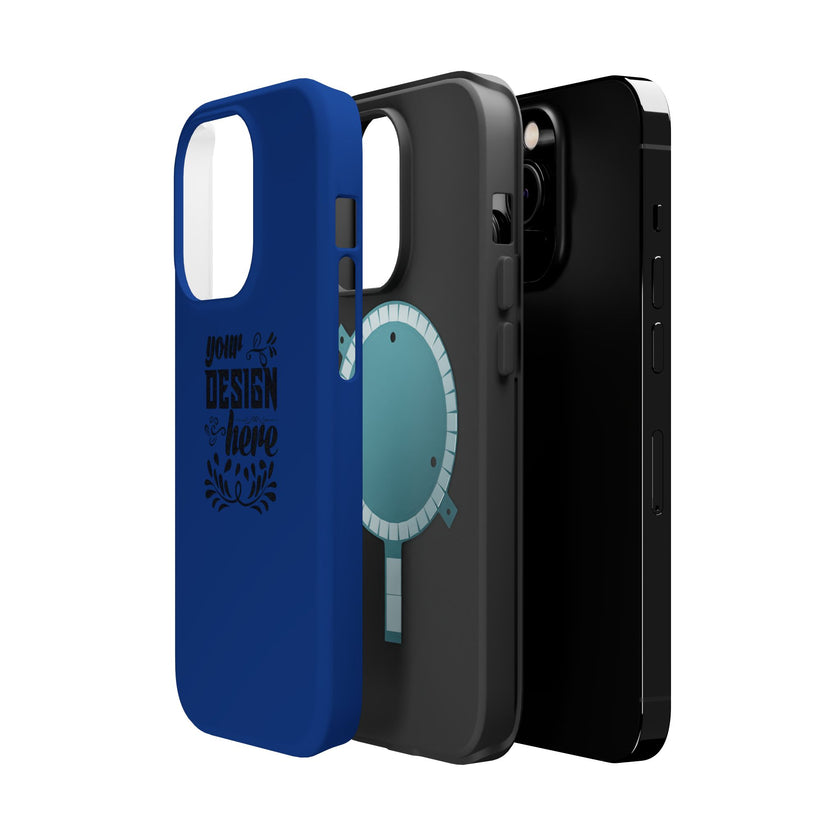 Customizable Magnetic Impact Resistant Phone Case Dual Layer Full Wrap