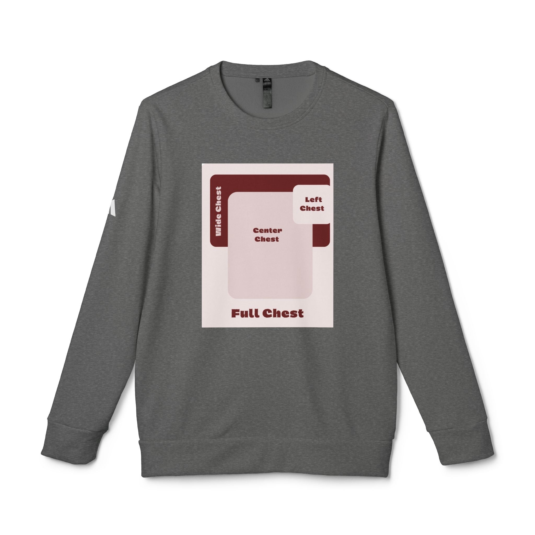 Customizable Adidas A434 Unisex Fleece Crewneck Sweatshirt