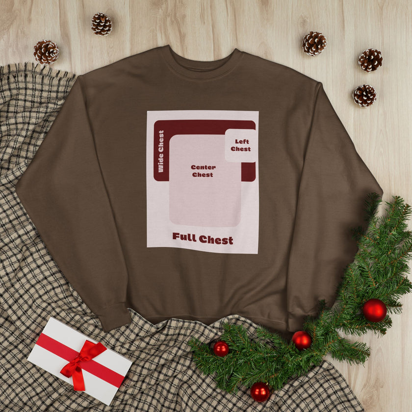 Customizable Unisex Hanes P160 EcoSmart Crewneck Sweatshirt Custom Print