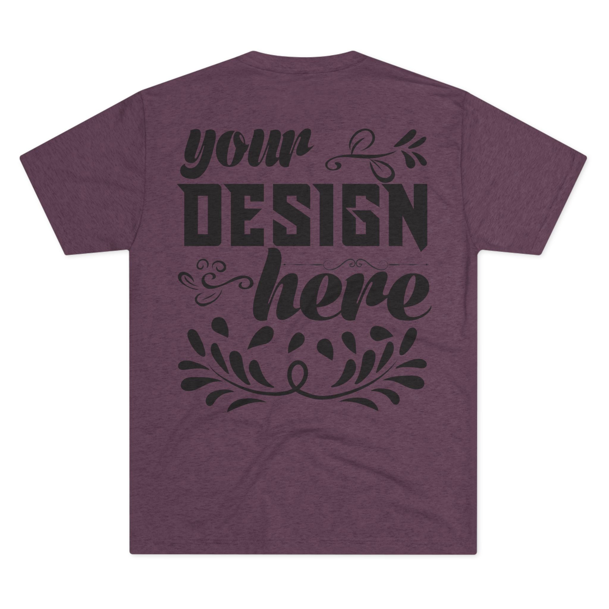 Customizable Next Level 6010 Unisex Tri-Blend Crew Neck T-Shirt