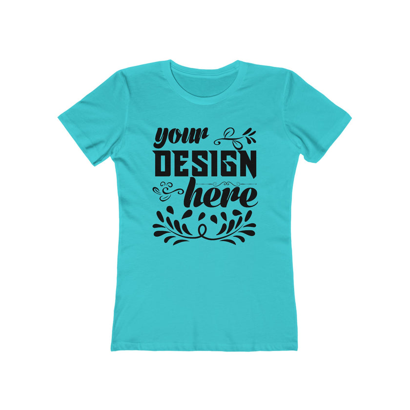 Customizable Next Level 3900 Womens Boyfriend Tee Slim Fit T-Shirt