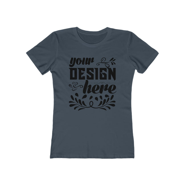 Customizable Next Level 3900 Womens Boyfriend Tee Slim Fit T-Shirt