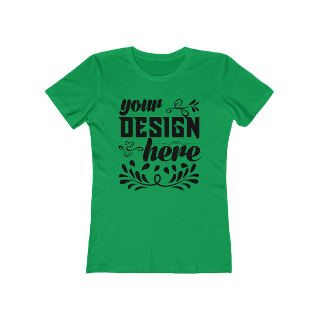 Customizable Next Level 3900 Womens Boyfriend Tee Slim Fit T-Shirt