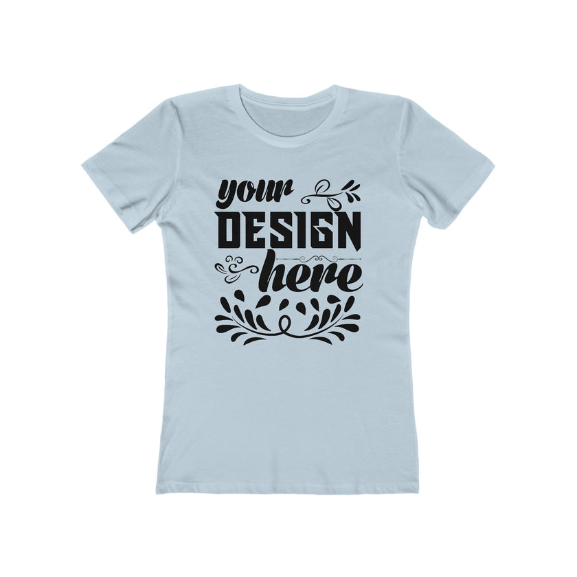 Customizable Next Level 3900 Womens Boyfriend Tee Slim Fit T-Shirt