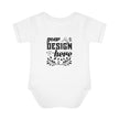 Customizable Infant Baby Rib Bodysuit Rabbit Skins 4400 Unisex
