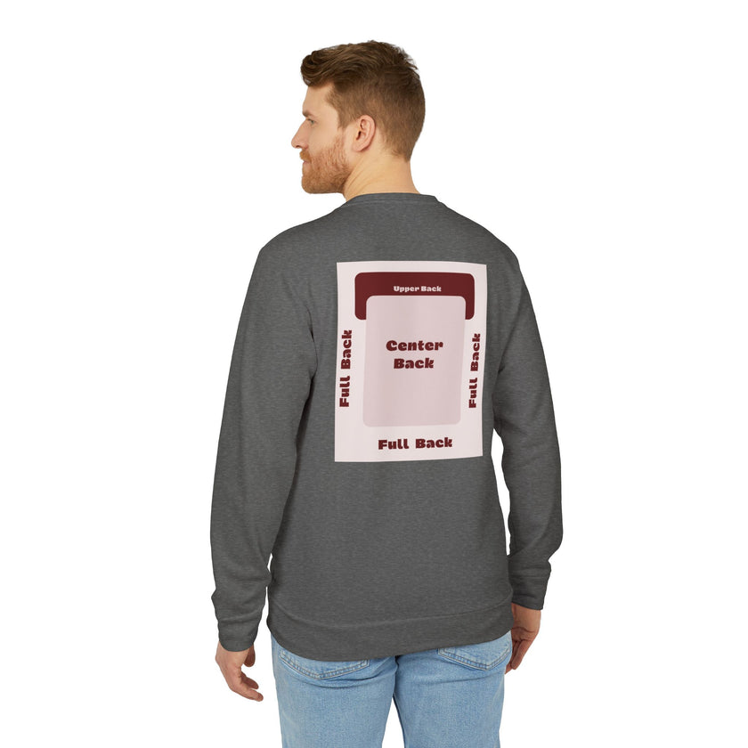 Customizable Adidas A434 Unisex Fleece Crewneck Sweatshirt