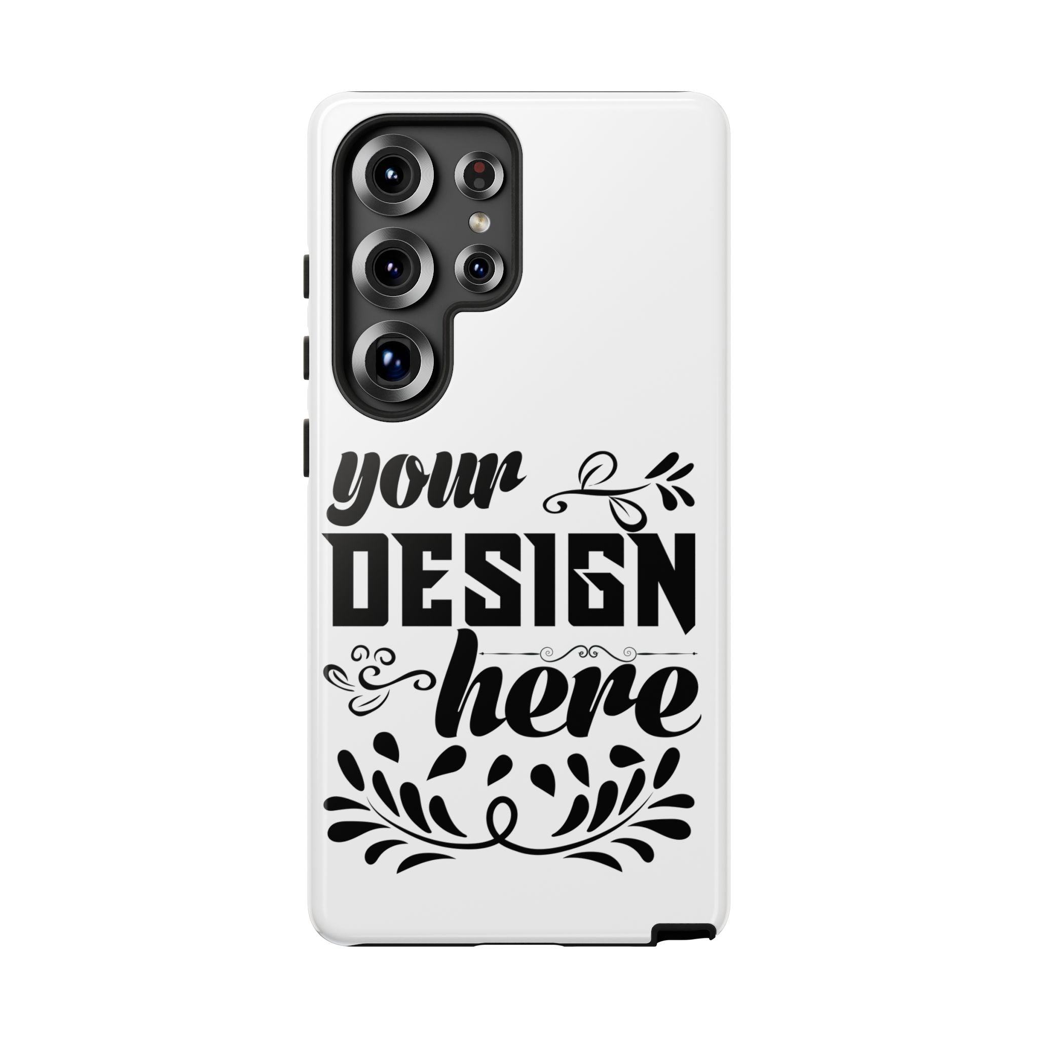 Customizable Tough Dual Layer Phone Case Polycarbonate TPU Liner Protective