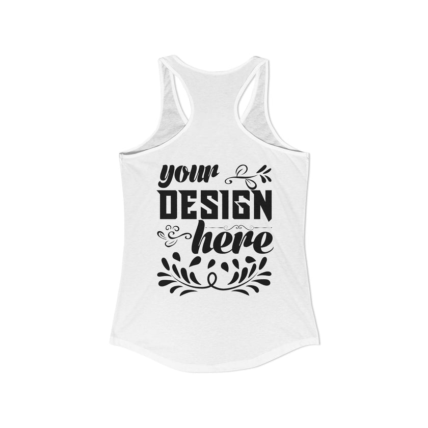 Customizable Next Level 1533 Womens Ideal Racerback Tank
