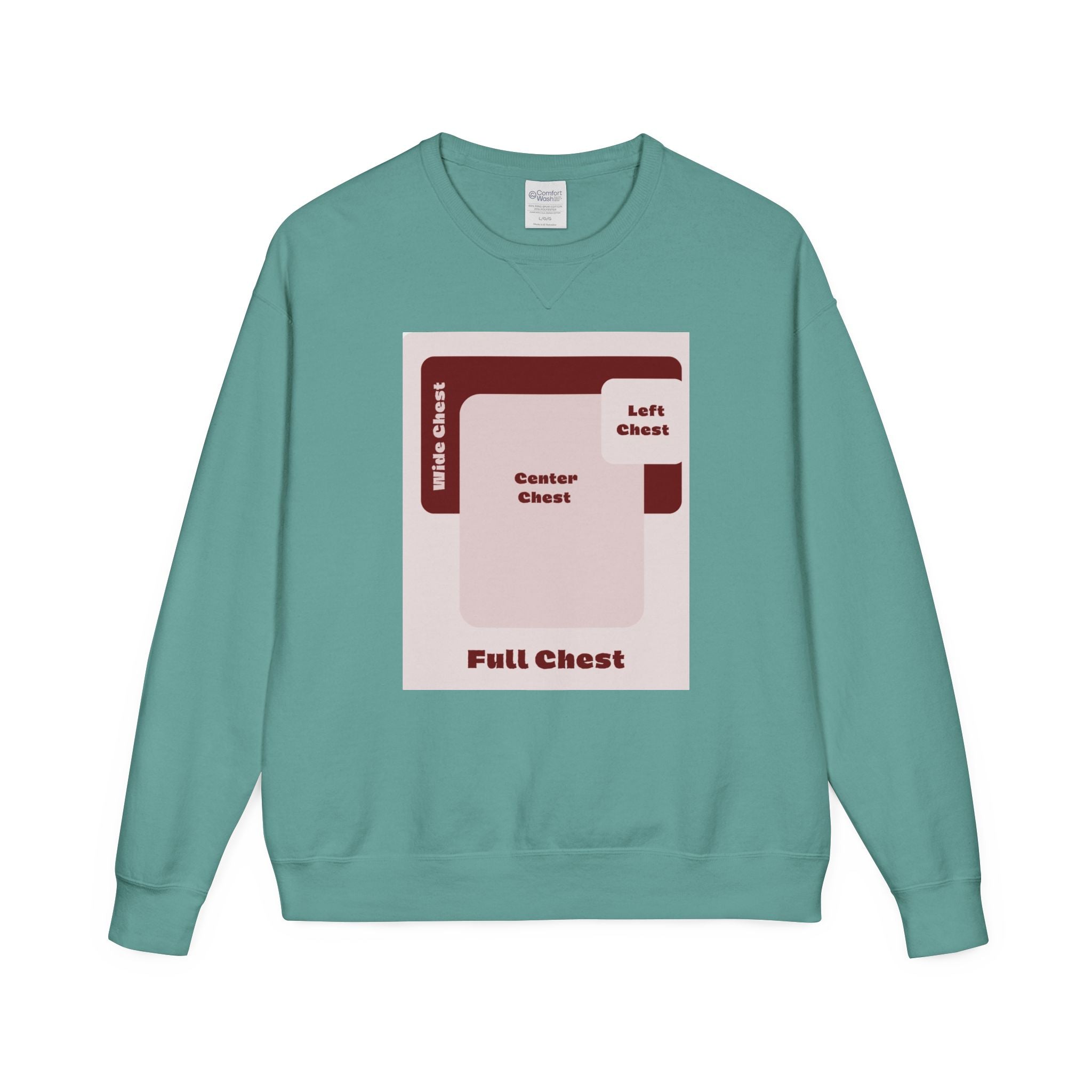 Customizable Hanes GDH400 Unisex Garment Dyed Crewneck Sweatshirt