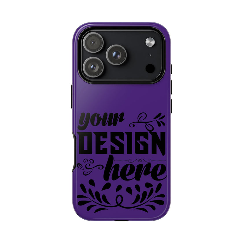 Customizable Tough Dual Layer Phone Case Polycarbonate TPU Liner Protective