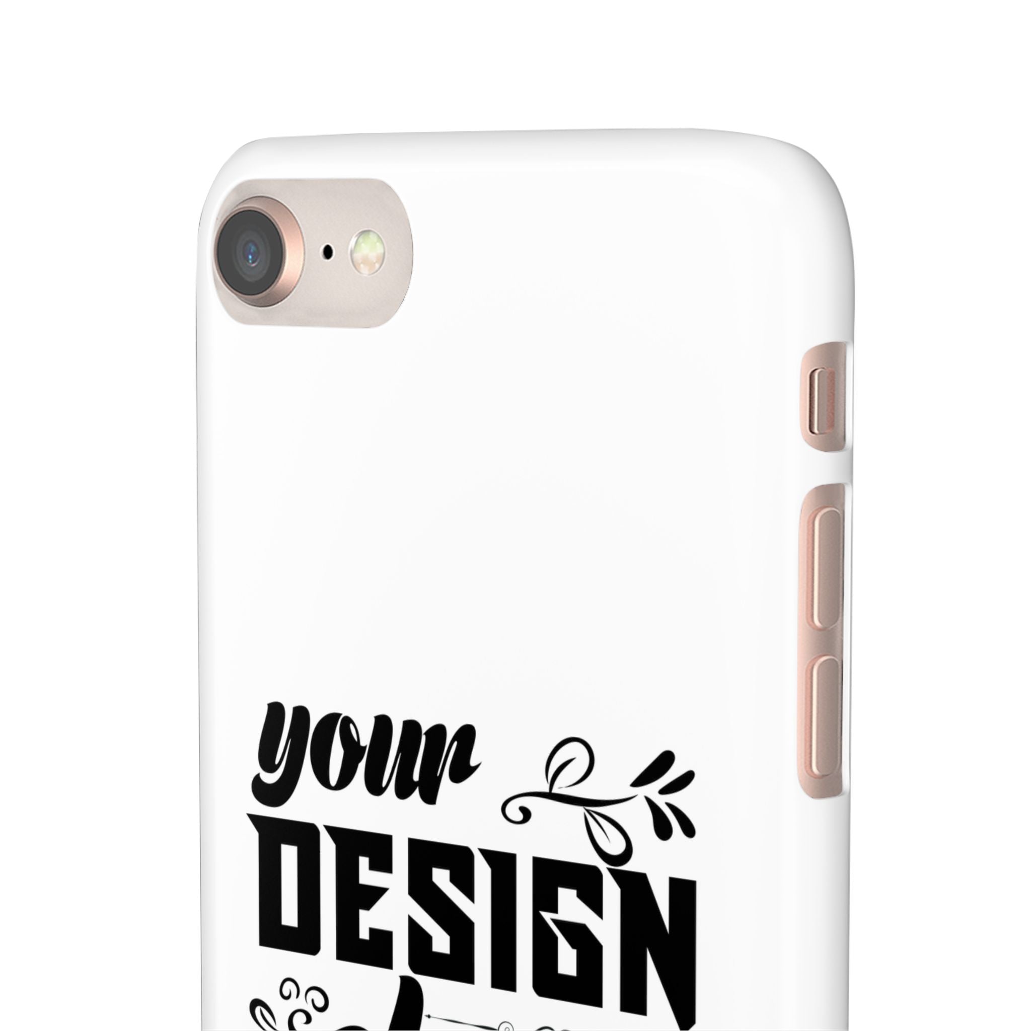 Customizable Snap Phone Case Slim Lightweight Polycarbonate Gloss Or Matte