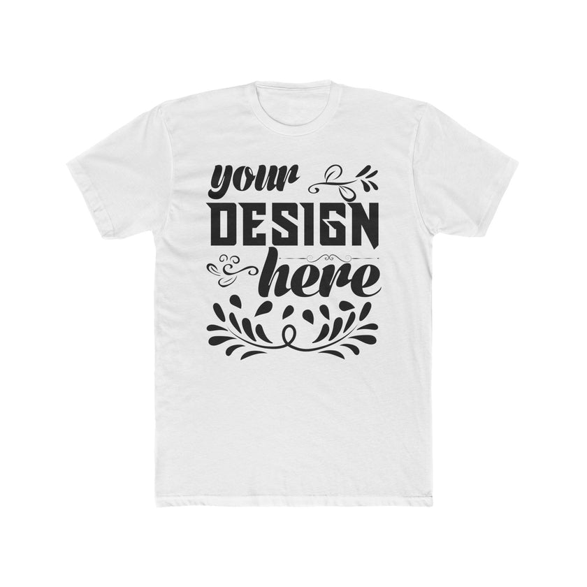 Customizable Next Level 3600 Unisex Cotton Crew Neck Short Sleeve Tee