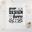Customizable Soft Fleece Baby Blanket 30x40 Personalized One Sided Print