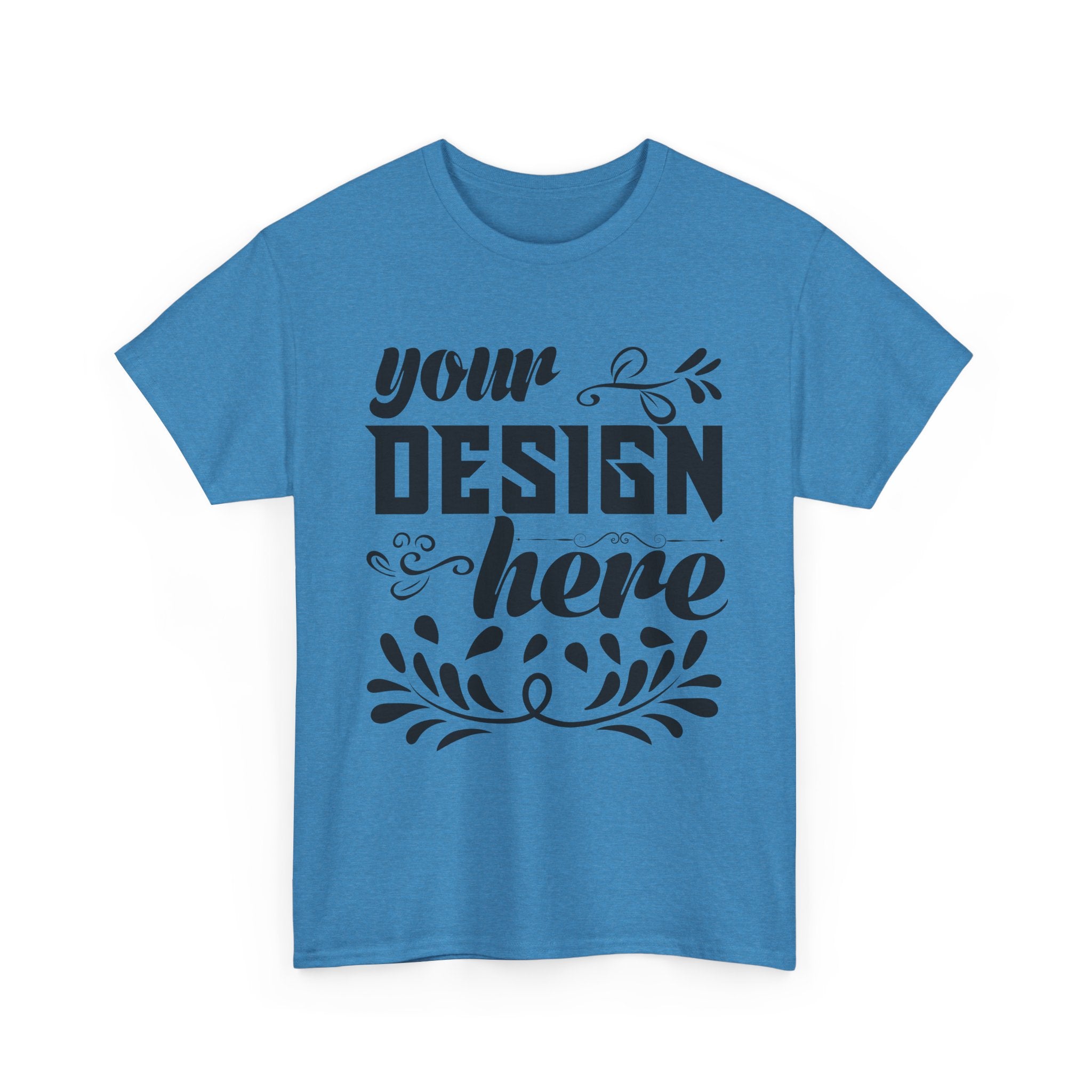 Customizable Gildan 5000 Unisex Heavy Cotton T-Shirt Classic Fit