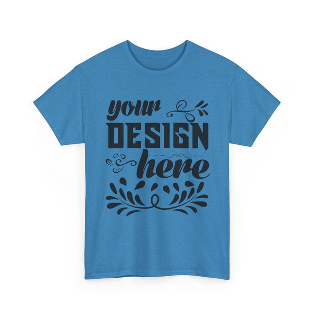 Customizable Gildan 5000 Unisex Heavy Cotton T-Shirt Classic Fit