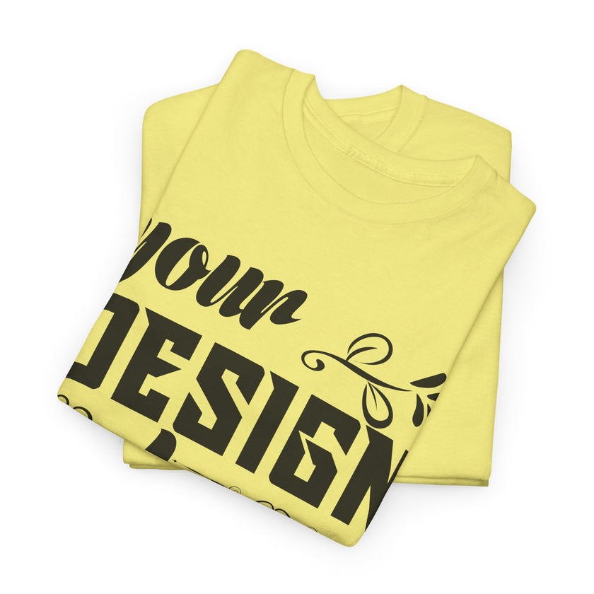 Customizable Gildan 5000 Unisex Heavy Cotton T-Shirt Classic Fit