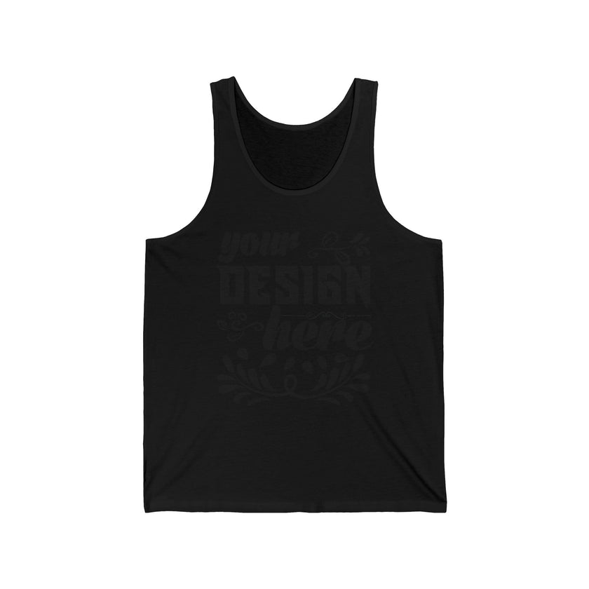 Customizable Bella+Canvas 3480 Unisex Jersey Tank Top Lightweight Retail Fit