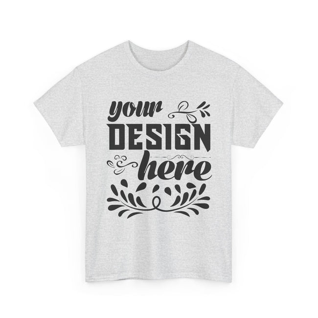 Customizable Gildan 5000 Unisex Heavy Cotton T-Shirt Classic Fit