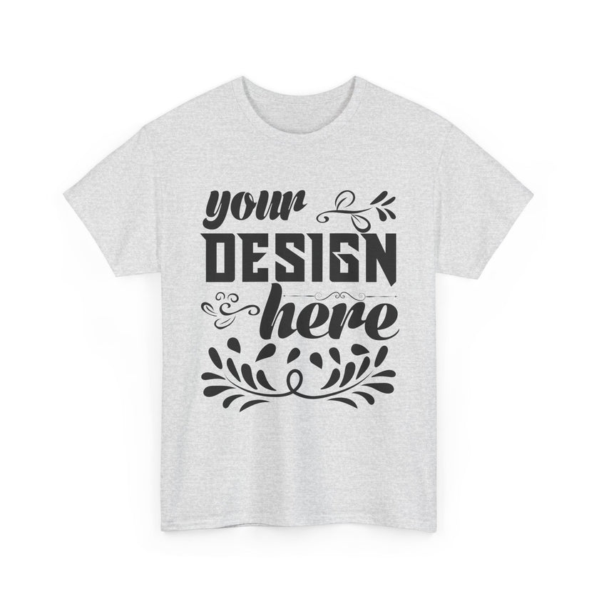 Customizable Gildan 5000 Unisex Heavy Cotton T-Shirt Classic Fit