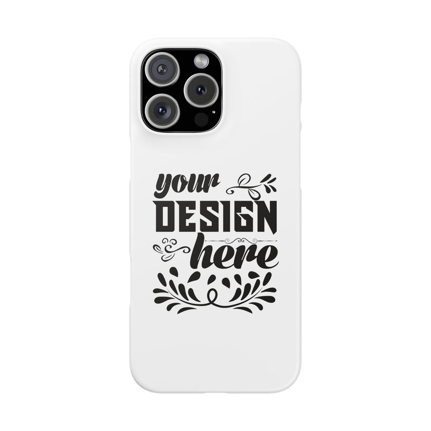 Customizable Snap Phone Case Slim Lightweight Polycarbonate Gloss Or Matte