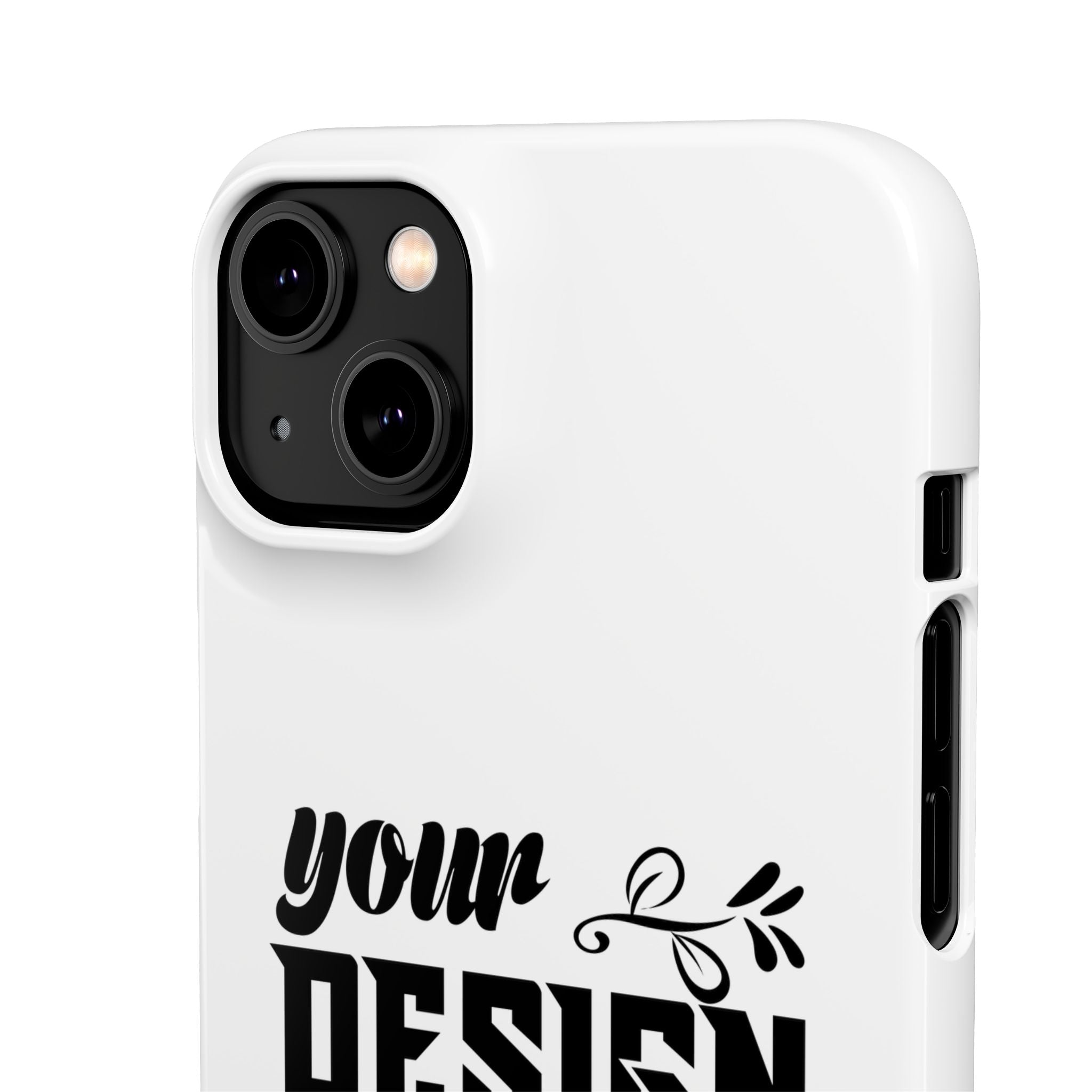Customizable Snap Phone Case Slim Lightweight Polycarbonate Gloss Or Matte