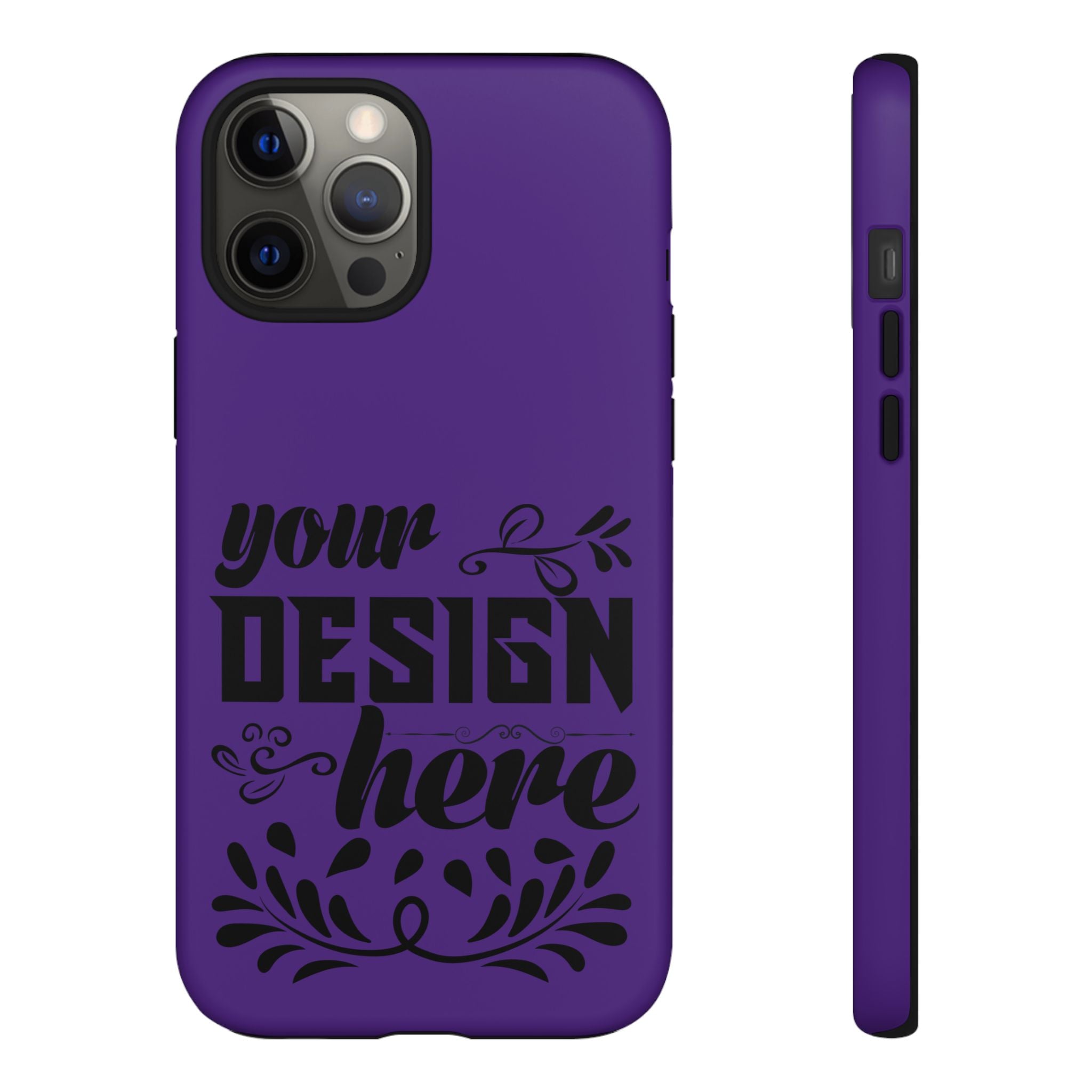 Customizable Tough Dual Layer Phone Case Polycarbonate TPU Liner Protective