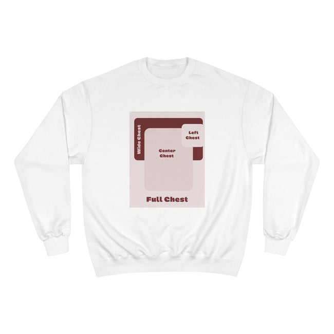 Customizable Champion S600 Crewneck Sweatshirt DTG Print